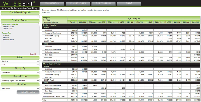 Ar Report Template